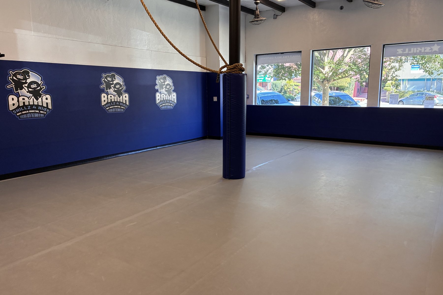 Inside the Bay Area Martial Arts training floor