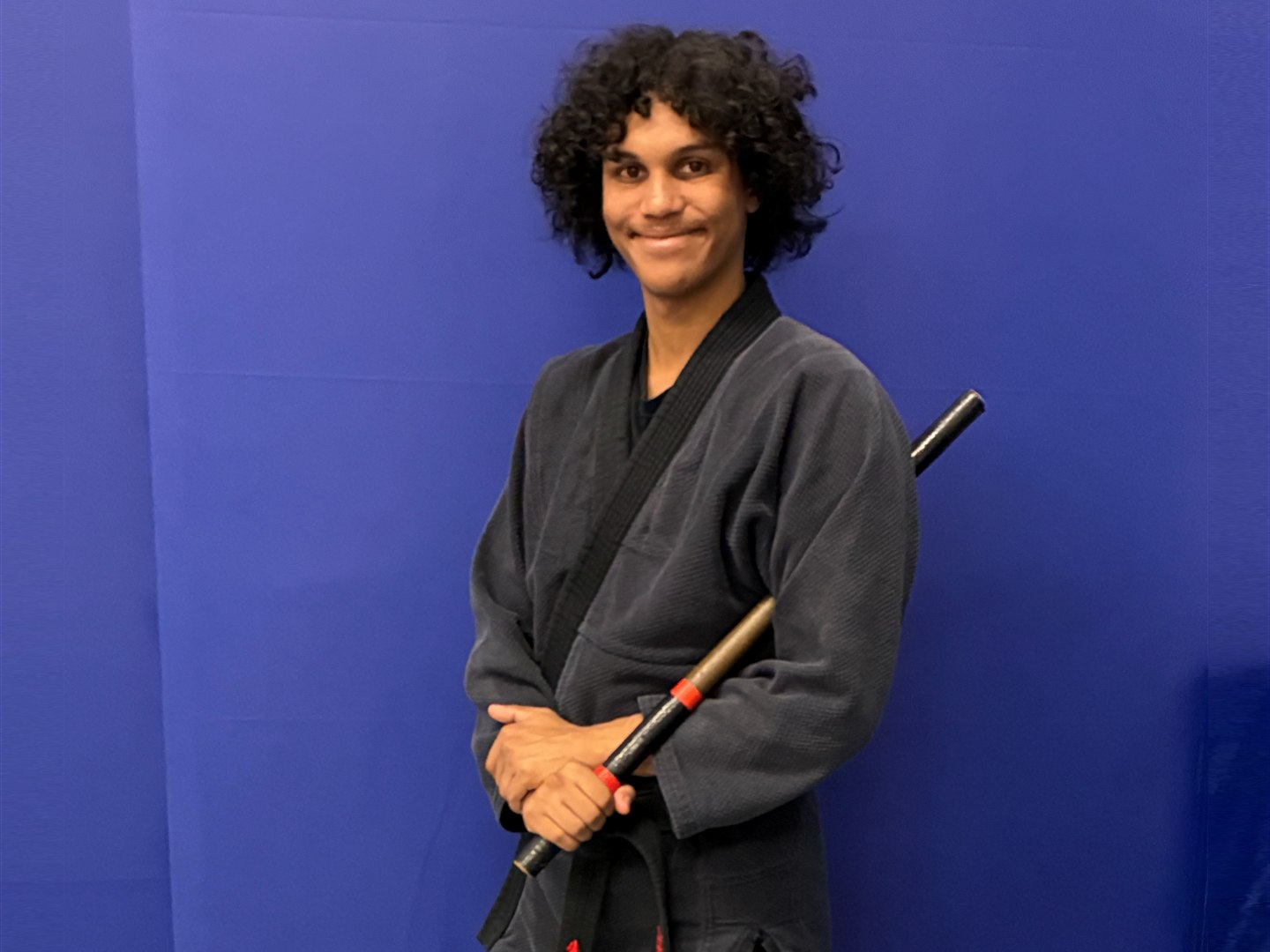Sensei Michael teaching Latosa Escrima stick training at Bay Area Martial Arts in Oakland