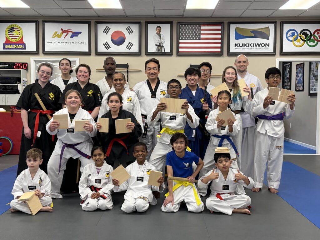 Taekwondo Belt Test in Bel Air, MD at Chung's Martial Arts