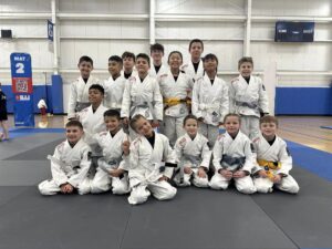 Kids training Brazilian Jiu Jitsu in Rockford and Loves Park at Core Combat Sports building confidence and resilience