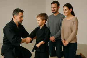 Karate kids fun activity