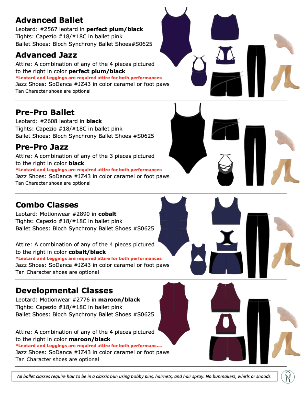 Dress Code Trilogy Dance Center