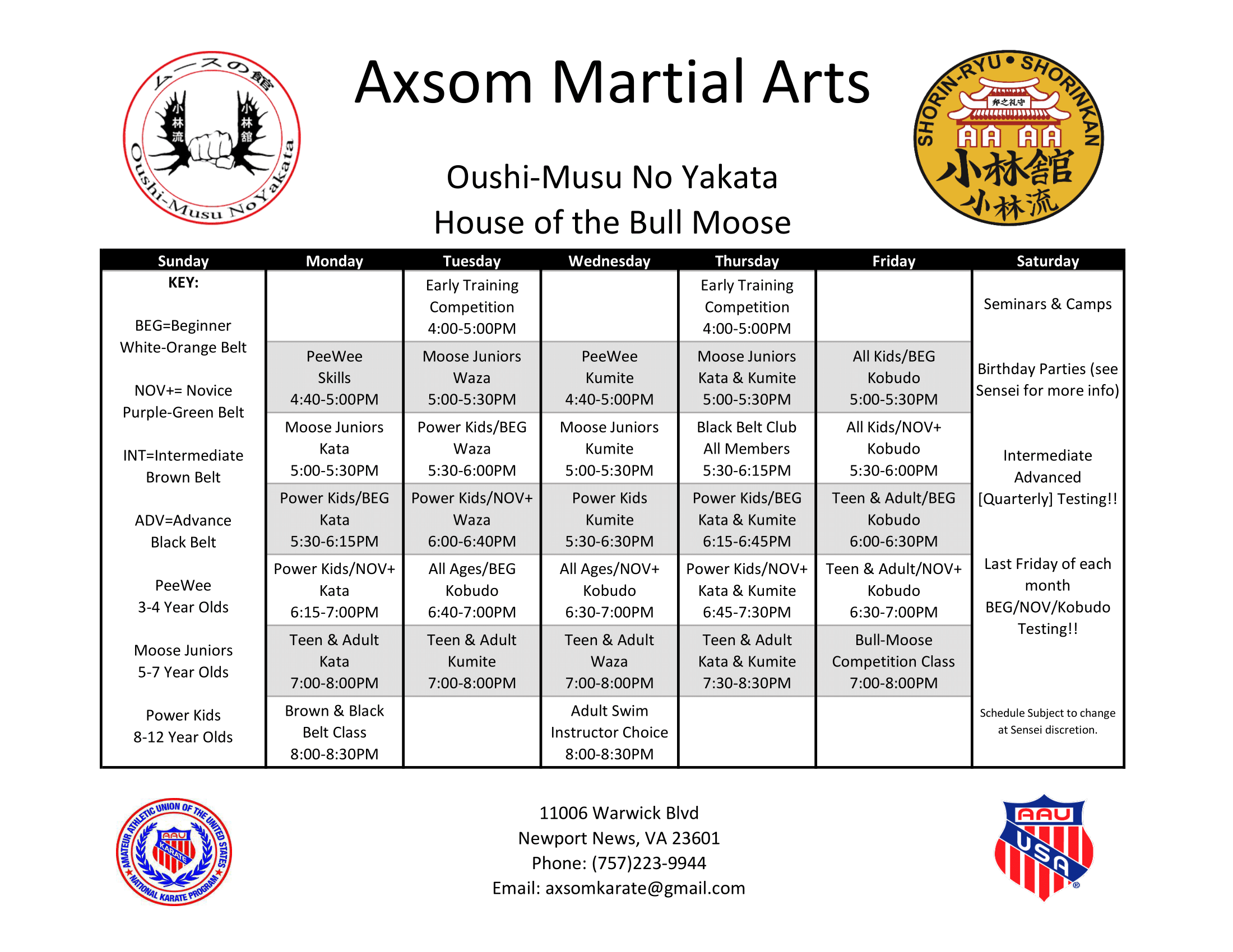 Junior's Martial Arts Axsom Martial Arts