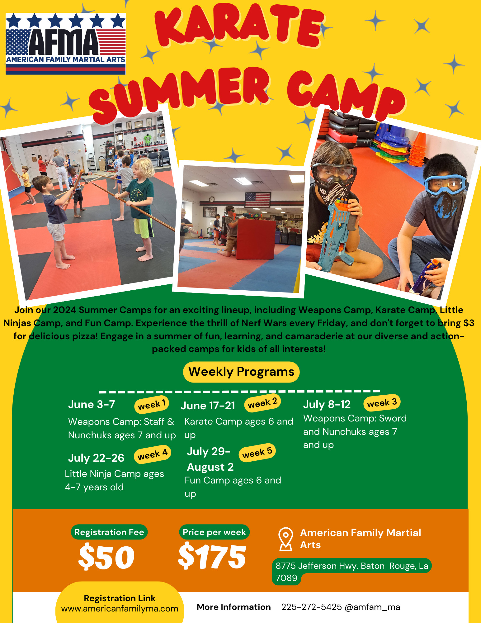 American Family Martial Arts Baton Rouge and Prairieville, LA